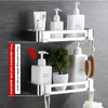 Mensole per bagno Mensola per doccia ad angolo Porta shampoo Supporto per treppiede da cucina in acciaio inossidabile 304 senza punzonatura 230617