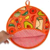 Narzędzia do pieczenia 12 -calowa torba na izolację tortilla mikrofal Użyj ciepła pojemnik na dużą pojemność Taco Holder Kitchen