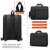 Briefcases Convertible Laptop Bag Messenger Shoulder Backpack Multi-Functional Briefcase Fits 15.6 Inches For Men/Women