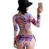 Women's Swimwear Designer Swimsuit 2023 Summer Sunscreen Clothing Ladies Bikini Beach Fashion One Piece Print Sexy Two Set P2NI