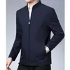 Vestes pour hommes 2023 printemps hommes d'affaires casual mâle vêtements d'extérieur légers Slim Fit couleur unie manteaux homme Streetwear Baseball