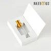 perfume bottle 100 Pieces/Lot 5ML Customizable Paper Boxes And Glass Perfume Bottle With Atomizer Parfum Packaging Gfbto