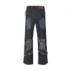 Jeans masculino Star Patch masculino Y2k Hombre envelhecido largo Moto Biker Calças streetwear de luxo para 230617