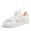 Nieuwe 2023 Zomer Comfortabele Holle Mode Mesh Kleine Witte Roterende Knop kindersneakers Schoenen voor kinderen meisjes