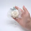 Декоративные цветы свадебная невеста и моделирование жениха Корсаж Бруш Цвет