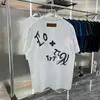 23SS Luxus-Marken-T-Shirt für Herren, kurzärmelig, T-Shirt mit Buchstabendruck, Poloshirt, Designerkleidung, Baumwoll-Sweatshirt, übergroß, für Herren und Damen, Pullover, Oberteile, 4XL