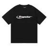 Designer Fashion Clothing Tees Tsihrts Shirts 2023 Trendy Trapstar Gradient Letter Printing 230g Double Yarn Pur Coton Casual Loose Short Sleeve Tshirt for Men Wo