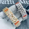 Diamentowe zegarki Męskie automatyczne zegarki mechaniczne 41 mm Sapphire Kobiet Wristwatch Waterproof 904L Stal nierdzewna Montre de Luxe