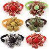 Schoenen 50/100 PCS Hondenaccessoires voor grote honden Bloemstijl Dogs Boog stropdassen Verstelbare hondenvlinder stropdas Kraagbenodigdheden Honden verzorging