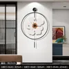 Wall Clocks Large Alarm Clock Art Mural Restaurants Silence Bedrooms Mechanism Luxury Reloj Pared Minimalist Decoration ZLXP