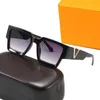 Lunettes de soleil carrées PU400 Luxury 6200 coupe-vent de haute qualité pour hommes et femmes Lunettes de soleil polarisées Designer