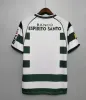 01 02 03 04 Lisboa maglie da calcio retrò ronaldo Marius Niculae Joao Pinto 2001 2002 2003 2004 Lisbona Classic Vintage maglie da calcio top Sporting CP