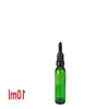 Grönt glas flytande reagenspipett flaskor ögondroppar aromaterapi 5 ml-100 ml eteriska oljor parfymer flaskor grossist gratis dhl bochb