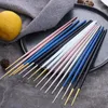 Chopsticks Blue Gold 5 Pairs Of Sushi Noodles Fast Tableware Household Stainless Steel Reusable Metal