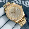 Diamentowe zegarki Męskie automatyczne zegarki mechaniczne 41 mm Sapphire Kobiet Wristwatch Waterproof 904L Stal nierdzewna Montre de Luxe