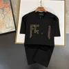 Tasarımcı Marka Erkek Giysileri Büyük Boy Tişört 3D Mektup Gevşek Sweatshirt Erkek Kadın Pamuk Kısa Knapıtlı Tshirt Yuvarlak Boyun Tee Lüks Marka Plus Boyut