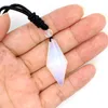 Mångfacetterad naturlig kristallsten hänge halsband läkning spetsiga ametister opal tiger eye rosa kvarts pendel reiki smycken