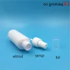 100 pcs/lot Free Shipping 10 20 30 50 60 100 ml White Plastic Spray Perfume Bottles Empty Cosmetic Container Dpqnp