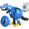 Giocattoli di trasformazione Robot Mini Force Super Gino Power Deformation Eggs Robot Toys Action Figures MiniForce X Transformation Dinosaur Toy 230617