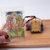 Kettingen Retro Etnische Stijl Handgemaakte Thangka Zwart Sandelhout Ketting Hanger Tara Manjusri Bodhisattva God Bagua Exotische