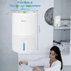 Устройства Acare Dehumidifier Влажные поглотители воздуховоды с 900 мл резервуара для воды Тихий воздушный осушитель для домашнего подвального гардероба для ванной комнаты