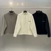 mode sweat designer chandail hommes femmes col montant demi fermeture éclair pull manteau automne polaire chandails haut à manches longues