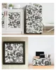 Wall Stickers Ink Rose Self Adhesive Wallpaper Black Watercolor Floral Removable Peel and Stick for Bedroom Cabinet Decorations 230617