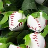 Gry nowości 12PC Baseball Rose sztuczne prezenty baseballowe Motyw sportowy Rose Dekoracje dla mężczyzn Women Room Team Wedding Party Dekoracja 230617