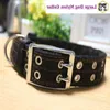 New arrival dog collars pet supplies 5cm nylon double buckle large dogs collar 2 colors 2 sizes wholesale free shipping Gfieq