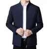 Vestes pour hommes 2023 printemps hommes d'affaires casual mâle vêtements d'extérieur légers Slim Fit couleur unie manteaux homme Streetwear Baseball