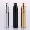 Mini flacons en verre bouteilles de parfum 5 ml voyage rechargeable Portable vide atomiseur or argent noir parfum vaporisateur bouteille Xnorx