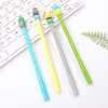 1Pc Korean Kawaii Succulent Ink Pen Stationery Cute Plants Gel School Office Supply Handle Gift Creative Styling