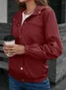 レディースジャケットジャケット女性長袖シングル胸フード付きウィンドブレーカー秋の屋外スポーツ登山服カジュアルコートの女性