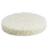 Table Mats Round Paper Fiber Woven Place Decorative Braided Natural Mat Holidays Parties Decor 15 Inch Set Of 12 (White)