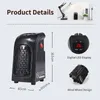 Fans Fan Heater Electric Home Mini Room Air Wall Handy Ceramic Heating Warmer Office Camping