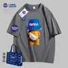 Homens camisetas Nasa Mens Shorts Homens Designer Camiseta Camiseta Mulheres Roupas Oversized Camisas para Roupas Curtas Mulheres T-shirt Plus Size 2 5OE7