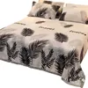 Blanket fleece flat bed sheet super soft cozy print mink cashmere double bed bedspread quilt throw blanket R230617