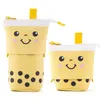 Boba Pen Bag Milk Tea Pencil Case Cute Cartoon Pens Storage Bag 1221894