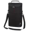 Bags Gebwolf Wine Thermal Bag Travel Cooler Picnic Organizer Portable Refrigerator Bag with Shoulder Starp