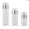 15ml 30ml 50ml Empty Pump Vacuum Airless Bottles Maquillage Makeup Facial Cream Lotion Shower Gel Travel Containers 10pcs/lotgoods Lqxfj