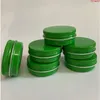 30ml Green Emtpy Tin Box Tea Cans Aluminum Candle Cream Jars Cosmetics Container New Year Gift Packaging 50pcsgoods Bfepa