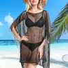 Sciarpe Delle Donne Telo Mare Bordo Con Frange di Colore Solido Smock Scialle Costume Da Bagno Costumi Da Bagno Delle Donne Maillot De Bain Femme 2023