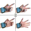 Poignées de main Finger Gripper Strength Trainer Hand Yoga Resistance Band Finger Flexion and Extension Training Device Finger Grip Device 230617