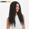 Woman 26 Inch Synthetic Lace Wigs For Black Women Crochet Braids Twist Dread Faux Locs Hairstyle Long Wigs 230524