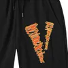 ensemble court de créateur Hommes Femmes Été vlone t-shirts shorts Manches Hip Hop Lettre Imprimé designer beach run Coton Casual Shorts Taille Élastique Chino basketball