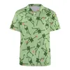 ヨガのカジュアルTシャツをしているメンズポロの面白いカエルかわいいグリーンフォームデザインポロシャツマンY2Kシャツ夏半袖グラフィック服230617