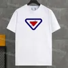 Rundhalsausschnitt für Männer und Frauen, hübsches, großzügiges Sommer-High-End-T-Shirt mit geometrischer Form, Buchstaben im gleichen neuen lässigen 484180-Stil, einfache kurze Ärmel