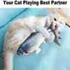 Cat Toys Cat USB Charger Toy Fish Interactive Electric Floppy Fish Cat Toy Realistic Pet Cats Chew Bite Toys Pet Supplies Cats Dog Toy 230617