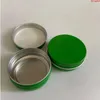 30ml Green Emtpy Tin Box Tea Cans Aluminum Candle Cream Jars Cosmetics Container New Year Gift Packaging 50pcsgoods Igikw