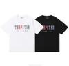 Designer Fashion Clothing Tees Tsihrts Chemises Trapstar Multicolore Lettre Imprimer Manches Courtes High Street Marque De Mode Coton Casual Loose Fit Hommes Femmes Round Nec